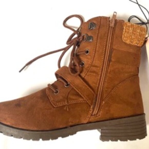 Olivia & Kate - New York - Leanna Women's Hiking Boot Brown Size 9 - Picture 3 of 10